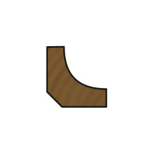Hardwood - Cove Moulding (3/4"H x 3/4"L)(8FT)