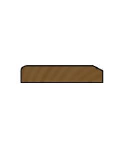 Hardwood - Decorative Moulding 1 (1/4"H x 1-3/16"L)(8FT)