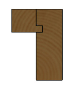 Hardwood - Light Valence 2 (2-1/4"H x 1-5/8"L)(8FT)