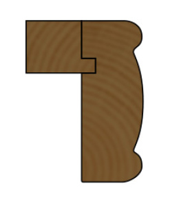 Hardwood - Light Valence 1 (2-1/4"H x 1-5/8"L)(8FT)