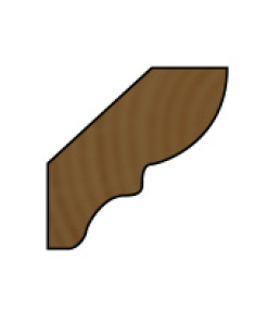 Hardwood - Crown Moulding 1 (1-5/8"H x 1-5/8"L)(8FT)
