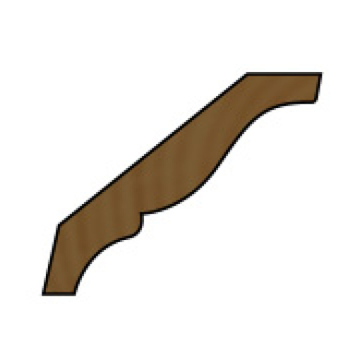 Hardwood - Crown Moulding 2 (3"H x 3"L)(8FT)