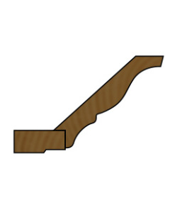 Hardwood - Crown Moulding 5 (3-3/8"H x 4 11/16"L)(8FT)