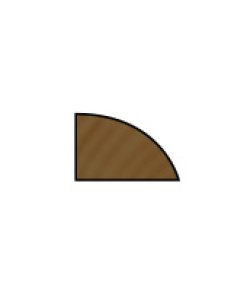Hardwood - Quarter Round (1/2"H x 3/4"L)(8FT)
