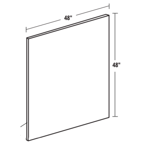 MDF - Custom Size Slab Panel, Filler 3/4"