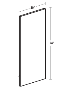 MDF - Fridge Panel (30"W x 94" H x 3/4")