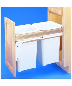 Double Pull-Out Waste Container (Frameless Cabinets)