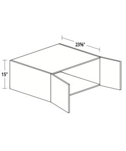 15" High Refrigerator Wall