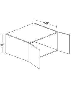 18" High Refrigerator Wall