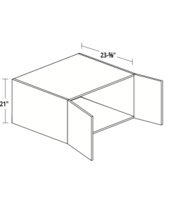 21" High Refrigerator Wall