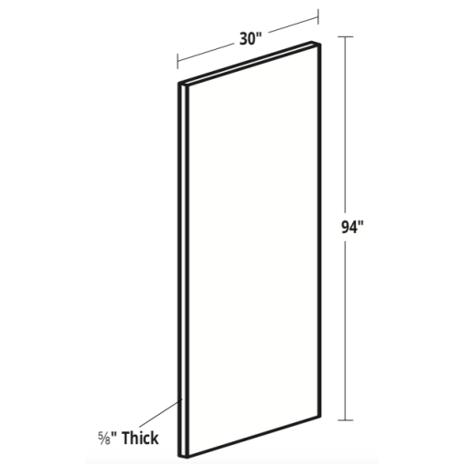 Fridge Panel (94" H x 30" W)