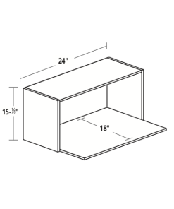 Microwave Shelf (24"W)