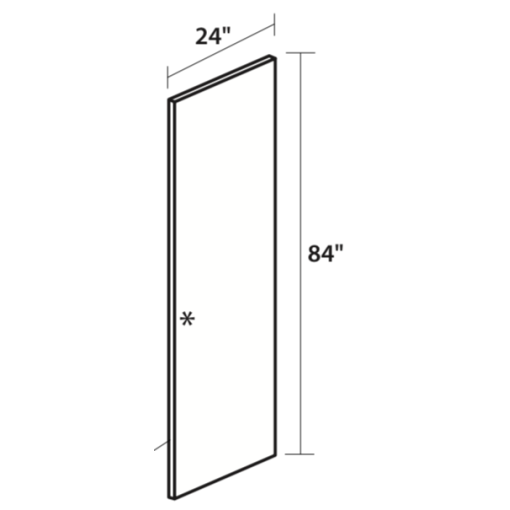 Fridge Panel (84" H x 24" W)