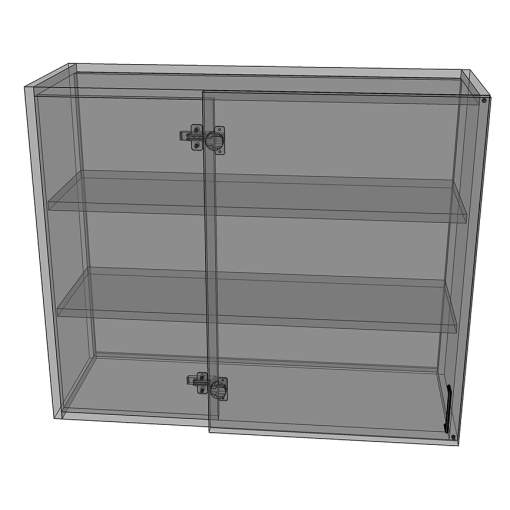 Blind Corner Wall - HRM Melamine Box - Hardwood Doors