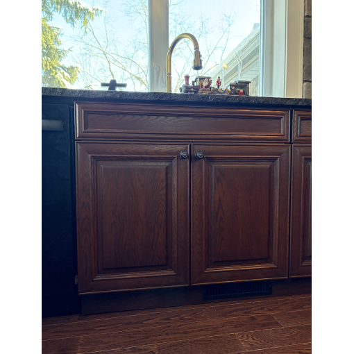 Sink Base - White Melamine Box - Hardwood Doors - Image 3
