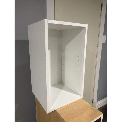 1-Door Wall - White Melamine Box - Hardwood Doors - Image 4