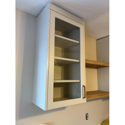 1-Door Wall - White Melamine Box - Thermofoil Doors - Image 8