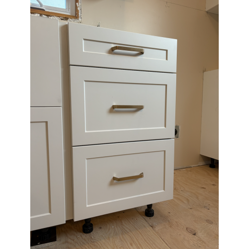 2-Door / 3-Drawer Utility Hutch - Birch Plywood Box - Thermfoil Doors - Image 8