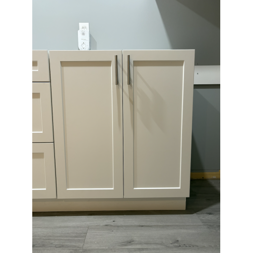 2 Full Height Doors Base - Birch Plywood Box - Thermofoil Doors - Image 3