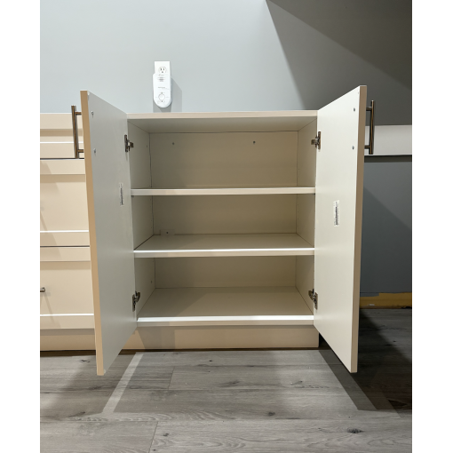 2 Full Height Doors Base - White Melamine Box - Thermofoil Doors - Image 8