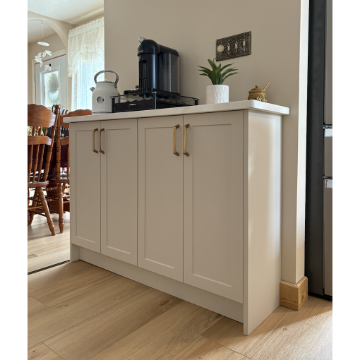 2 Full Height Doors Base - Birch Plywood Box - Thermofoil Doors - Image 4
