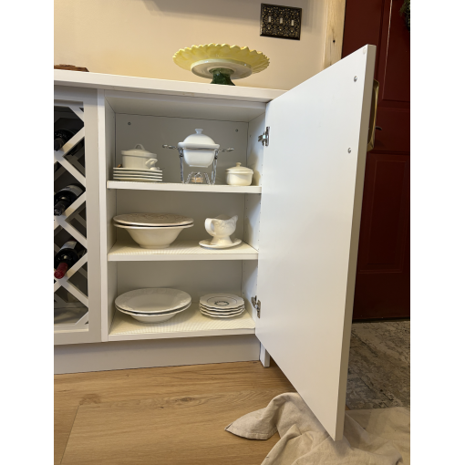 1 Full Height Door Base - White Melamine Box - Thermofoil Doors - Image 8