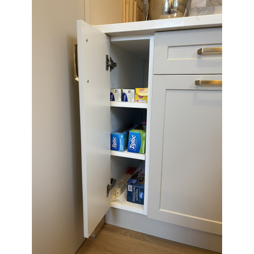 1 Full Height Door Base - White Melamine Box - Thermofoil Doors - Image 6